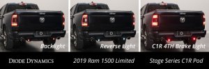 Ram 1500 Backup Light Kit - Rear - Diode Dynamics - Stage Series - `19-`24